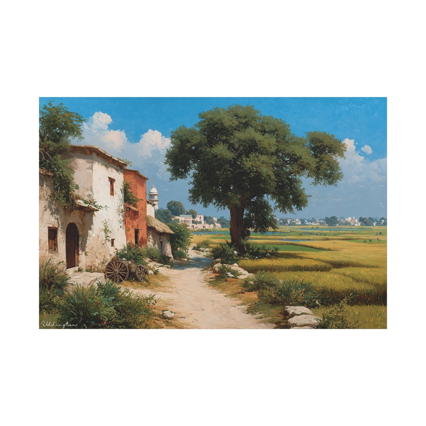 Plains of Punjab Canvas (4th design)