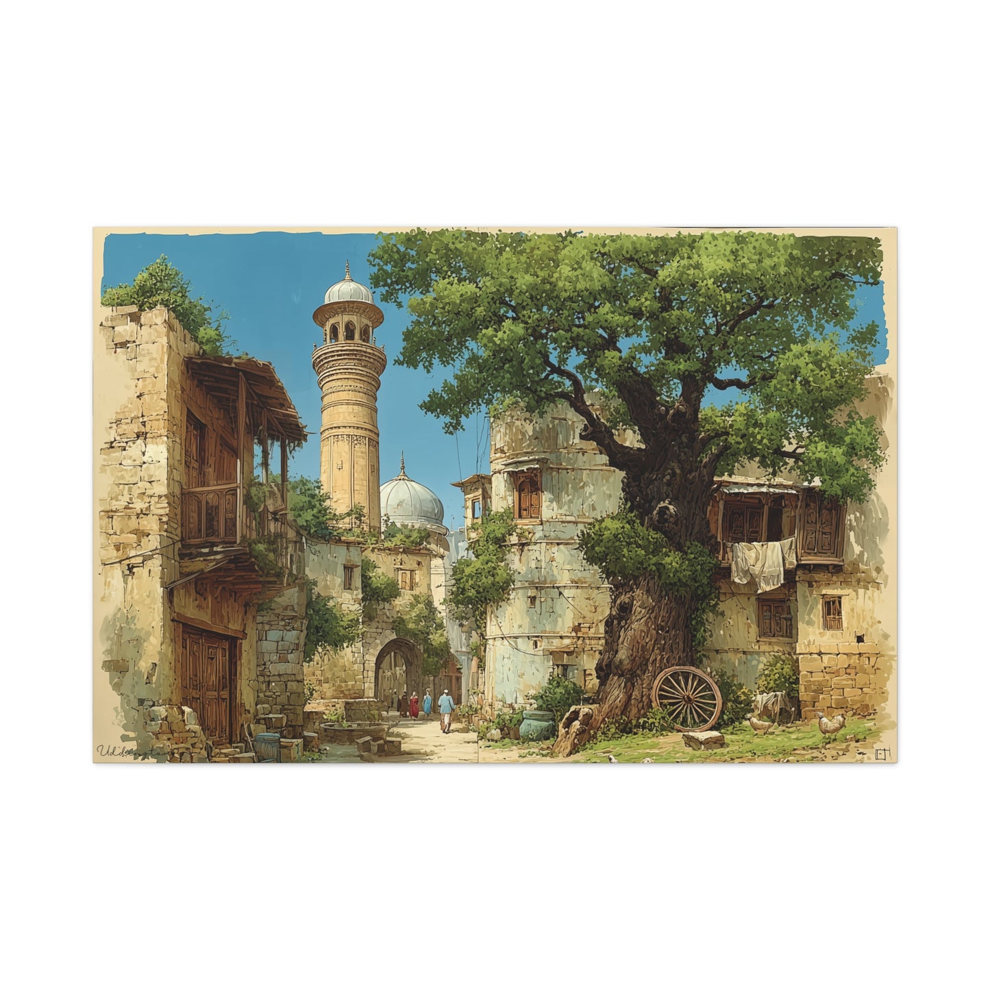 Plains of Punjab Canvas (2nd design)