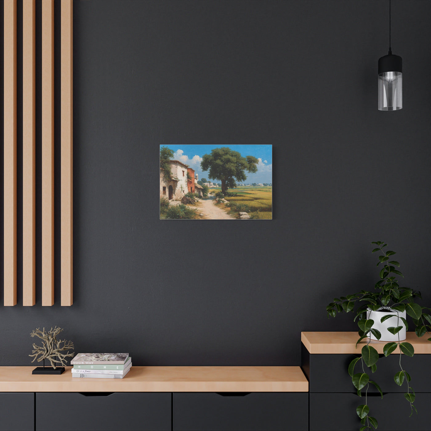 Plains of Punjab Canvas (4th design)