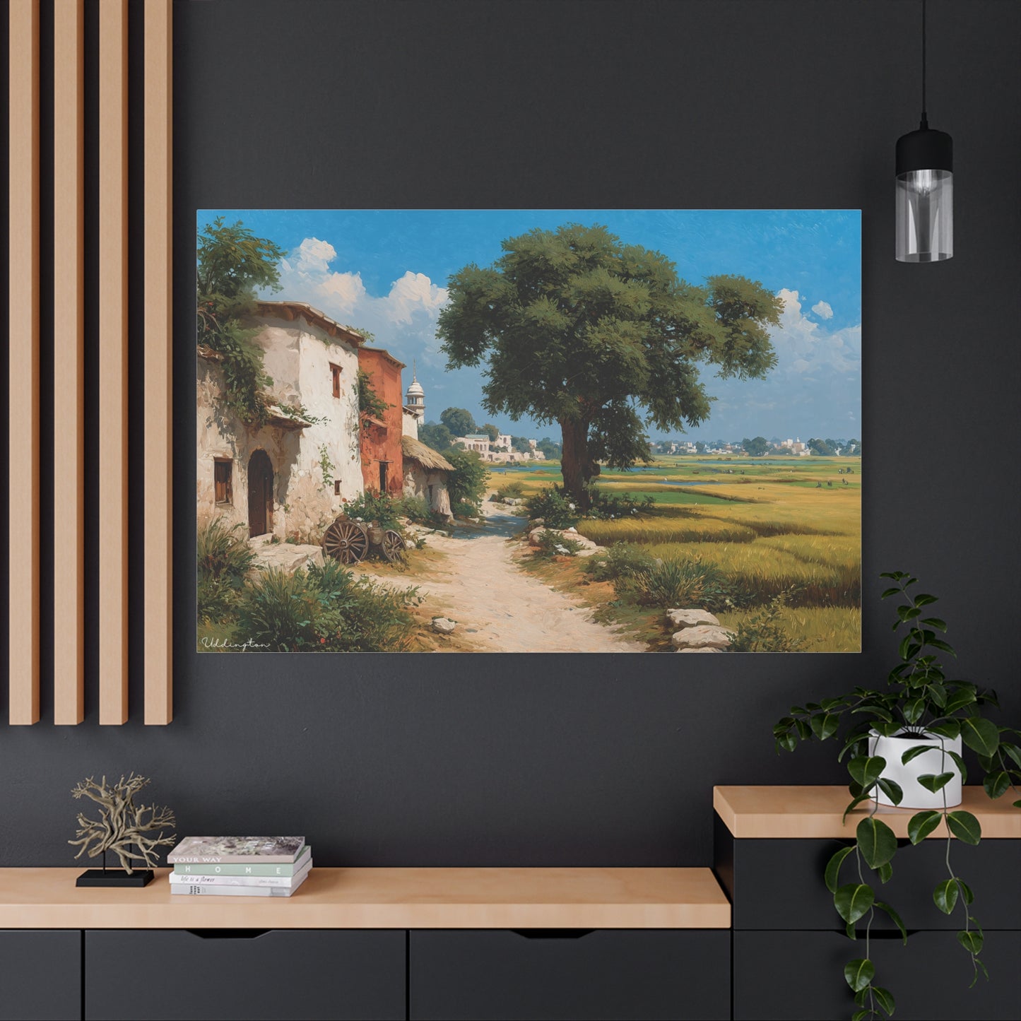 Plains of Punjab Canvas (4th design)