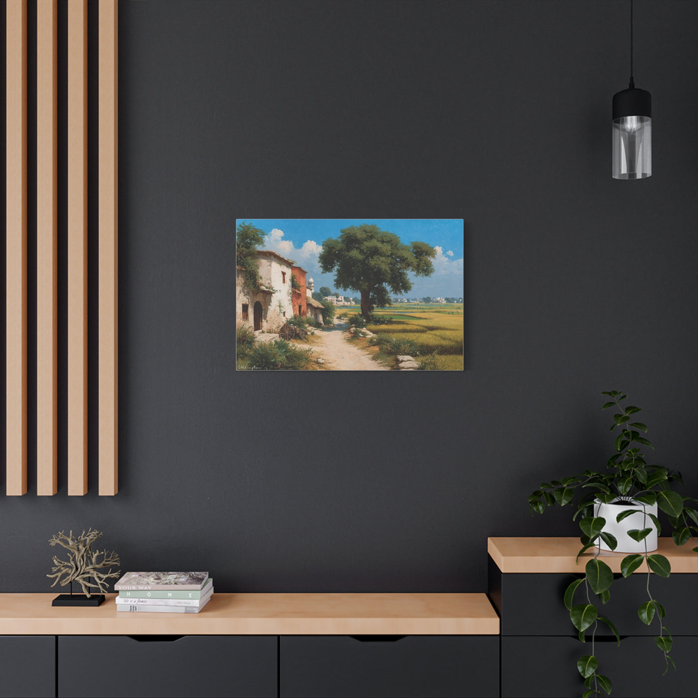 Plains of Punjab Canvas (4th design)